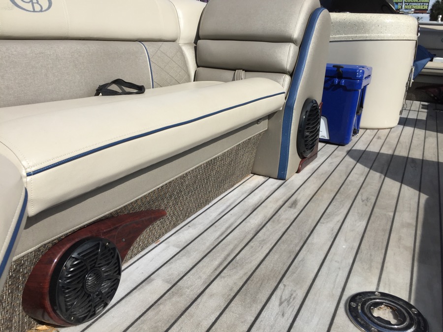 Pontoon Boat Audio System for Lake City Client