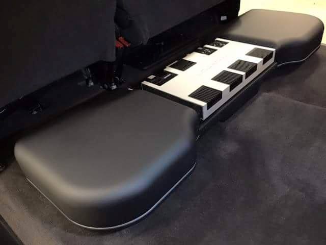 Chevy Underseat Enclosure and Amp Rack