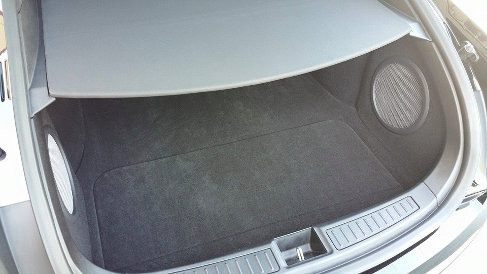 Tesla P85D Dual Subwoofer Enclosures